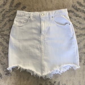 Hudson jean skirt size 26 white